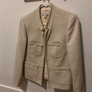 J. Crew Women's Beige Textured Blazer